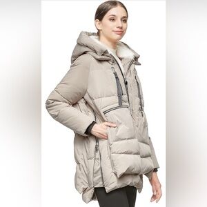 the famous AMAZON OROLAY coat in CREAM sz L